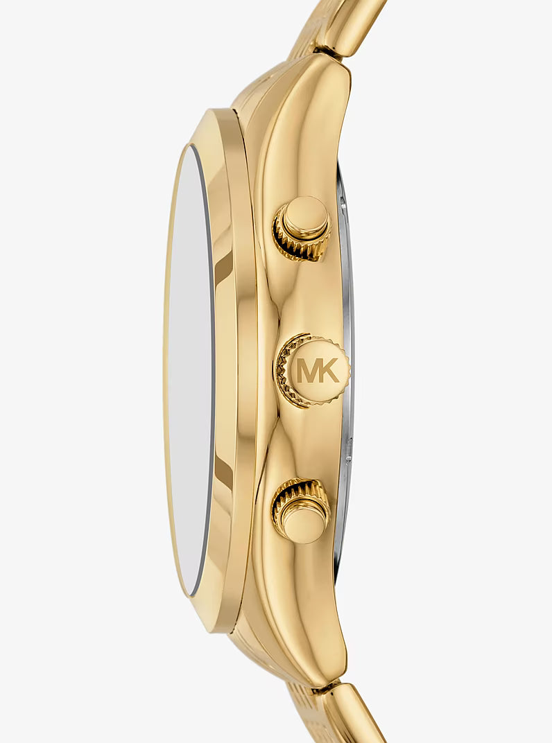 Michael Kors Oversized Stainless Steel Gold Watch - MKO1209