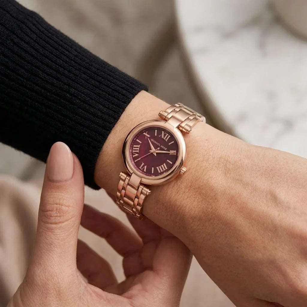 Michael Kors Mini Laney Rose Gold Women's Watch - MKO1084