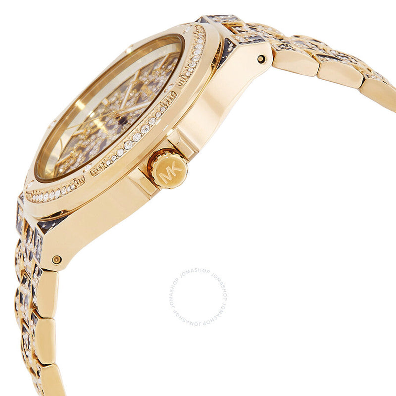 Michael Kors Oversized Lennox Animal Pave Quartz Watch MK7284 - Watches of New Zealand #2
