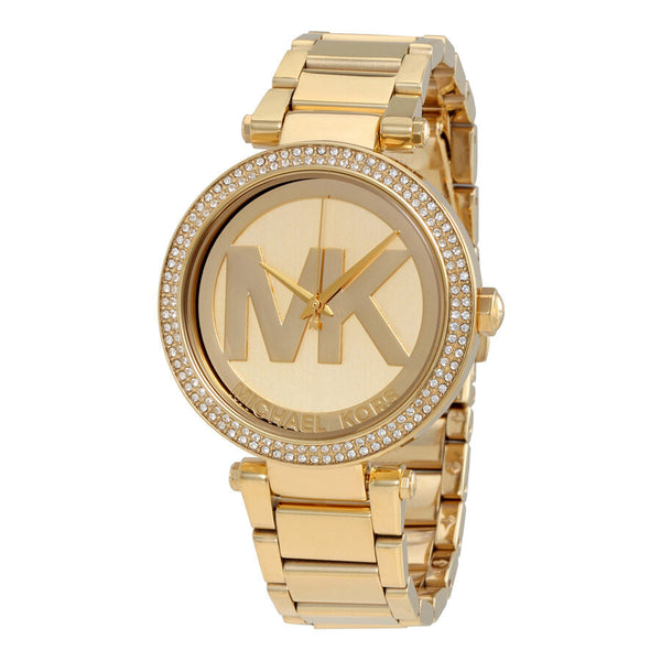 Michael Kors Parker Champagne Dial Gold-tone Watch #MK5784 - Watches of New Zealand