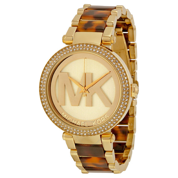 Michael Kors Parker Champagne Dial Ladies Watch  MK6109 - Watches of New Zealand