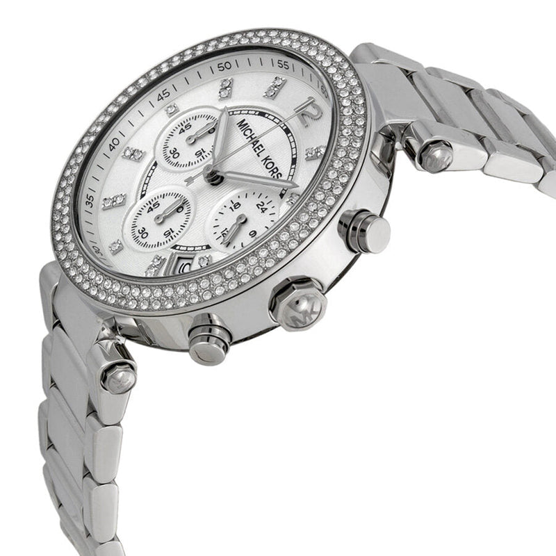 Michael Kors Parker Chronograph Silver Dial Ladies Watch #MK5353 - Watches of New Zealand #2