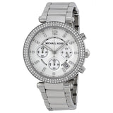 Michael Kors Parker Chronograph Silver Dial Ladies Watch #MK5353 - Watches of New Zealand