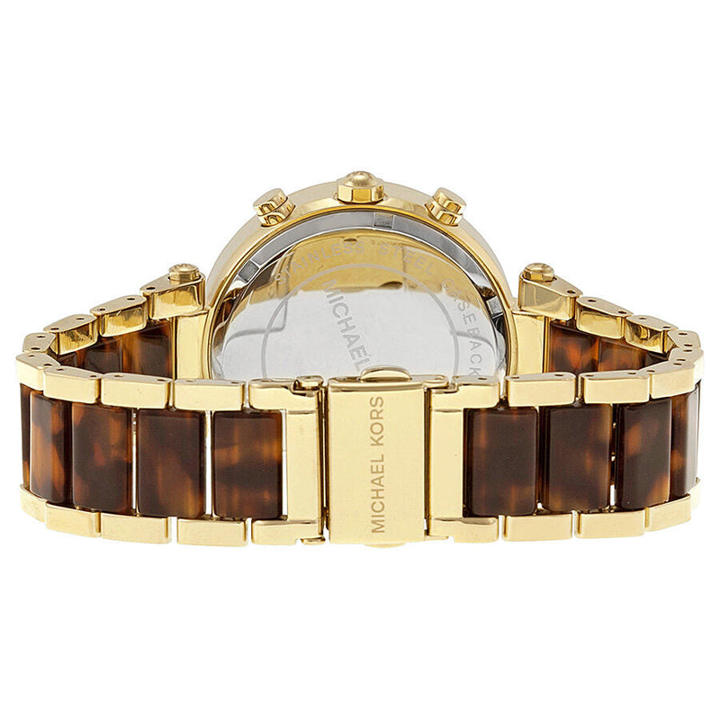 Michael Kors Parker Chronograph Gold Dial Ladies Watch #MK5688 - Watches of New Zealand #3