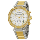 Michael Kors Parker Glitz Silver Dial Two-tone Ladies Watch #MK5626 - Watches of New Zealand