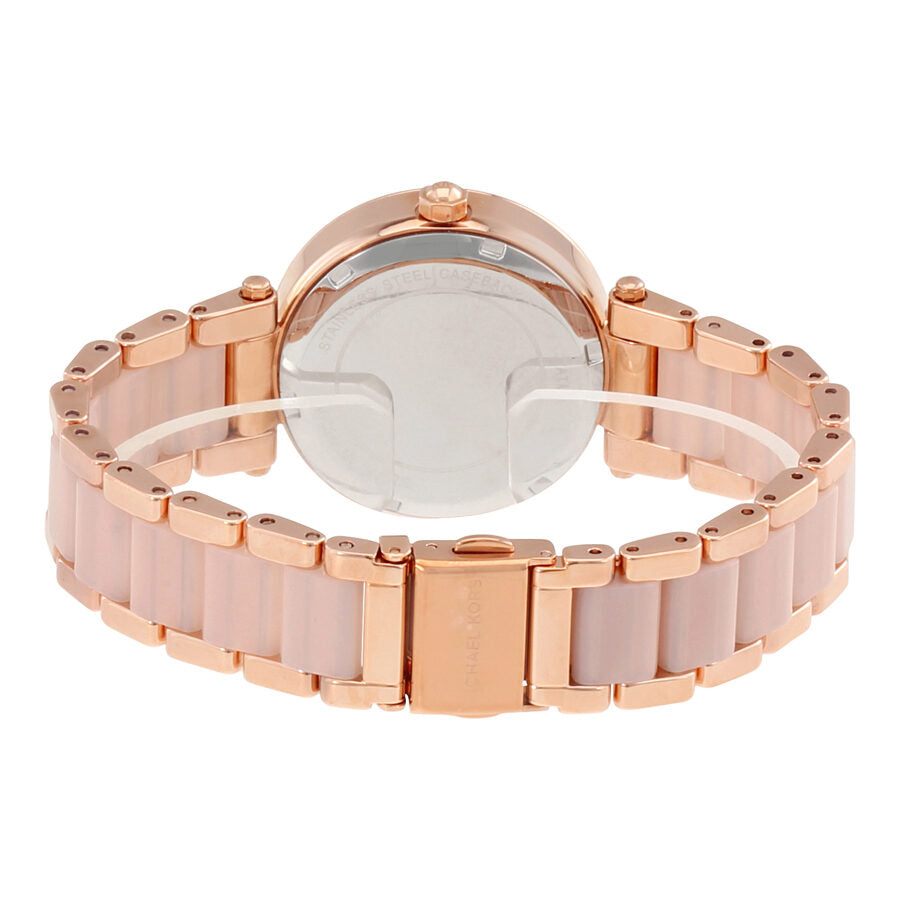 Michael Kors Parker Mini Multi-Function Rose Dial Ladies Watch MK6110