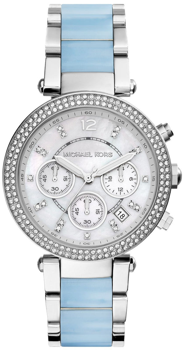 Michael Kors Parker Mother of Pearl Dial Ladies Watch  MK6138 - Watches of New Zealand