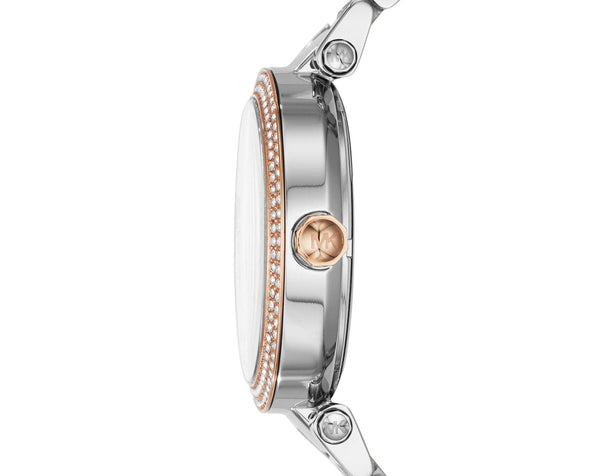 Michael Kors Parker Rose Gold and Silver Ladies Watch MK6314 - Watches of New Zealand #2