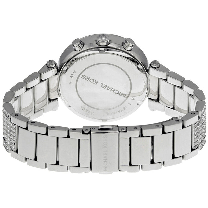 Michael Kors Parker Mother of Pearl Dial Crystals Steel Ladies Watch MK5572 - Watches of New Zealand #3