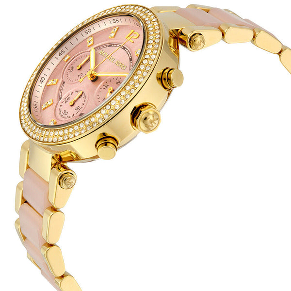 Michael Kors Parker Pink Dial Ladies Watch #MK6326 - Watches of New Zealand #2