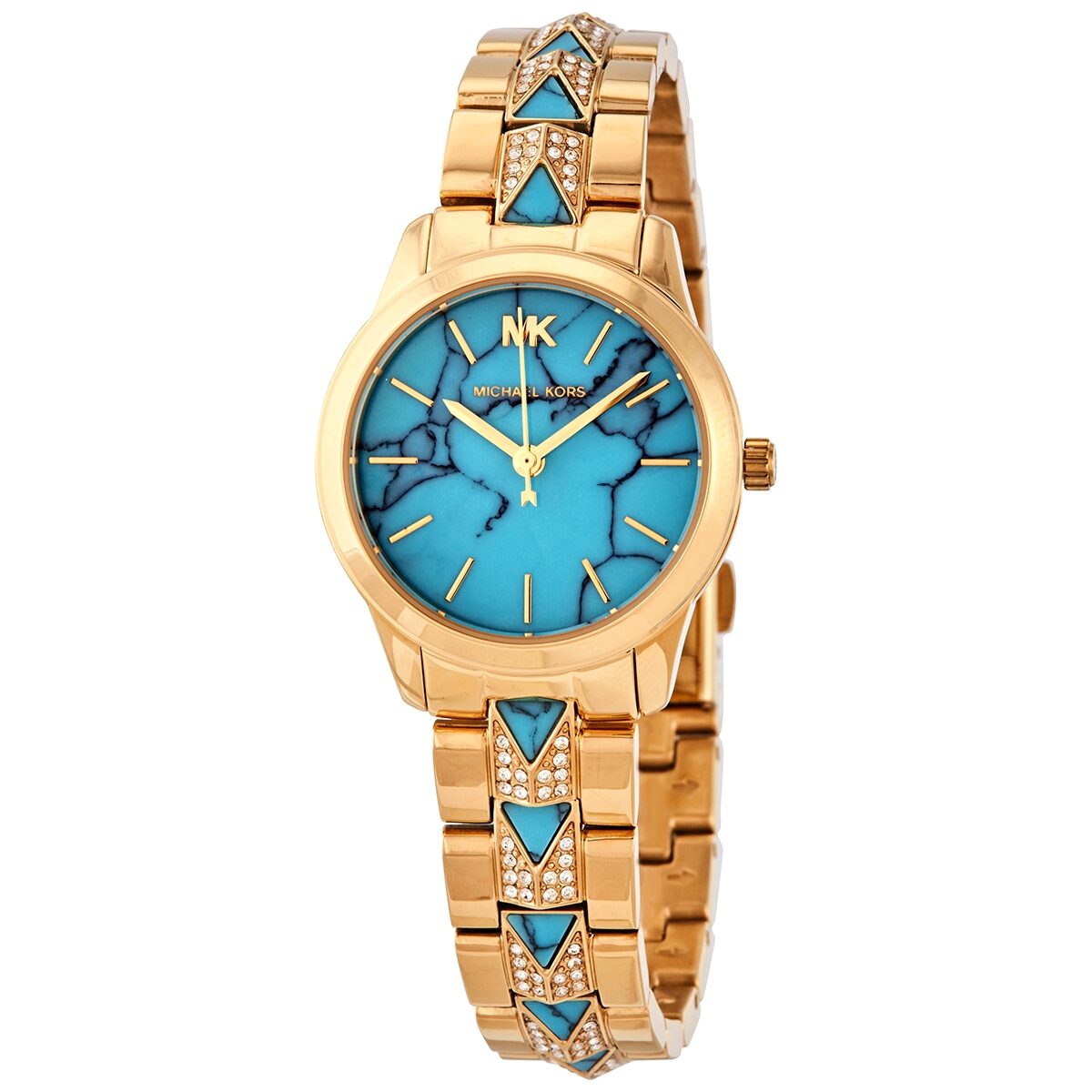 Michael Kors Petite Runway Mercer Quartz Ladies Watch MK6673