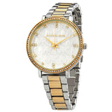 Michael Kors Pyper Quartz Crystal White Dial Ladies Watch MK4595 - Watches of New Zealand