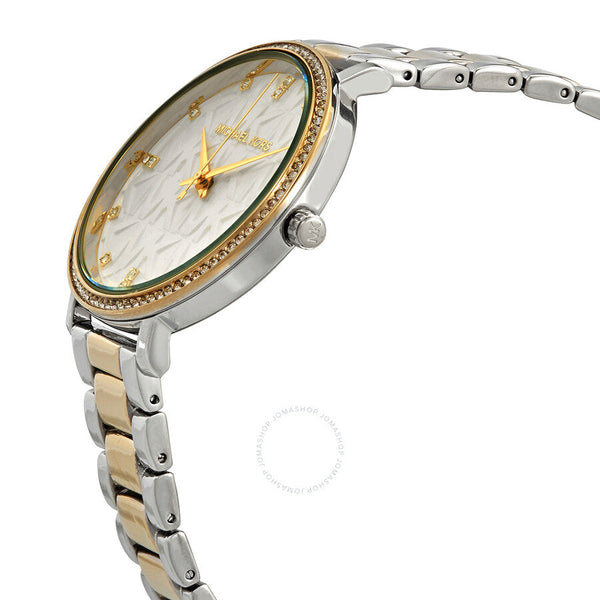 Michael Kors Pyper Quartz Crystal White Dial Ladies Watch MK4595 - Watches of New Zealand #2