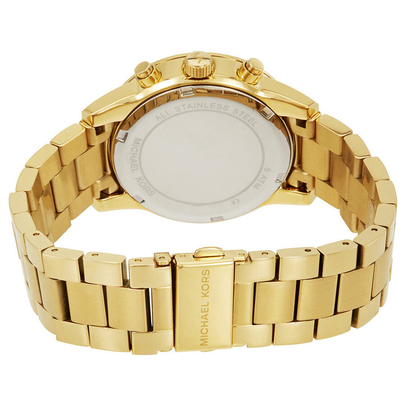Michael Kors Ritz Chronograph Gold Dial Ladies Watch MK6356 - Watches of New Zealand #3