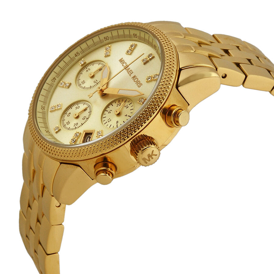Michael Kors Ritz Chronograph Gold-tone Ladies Watch MK5676