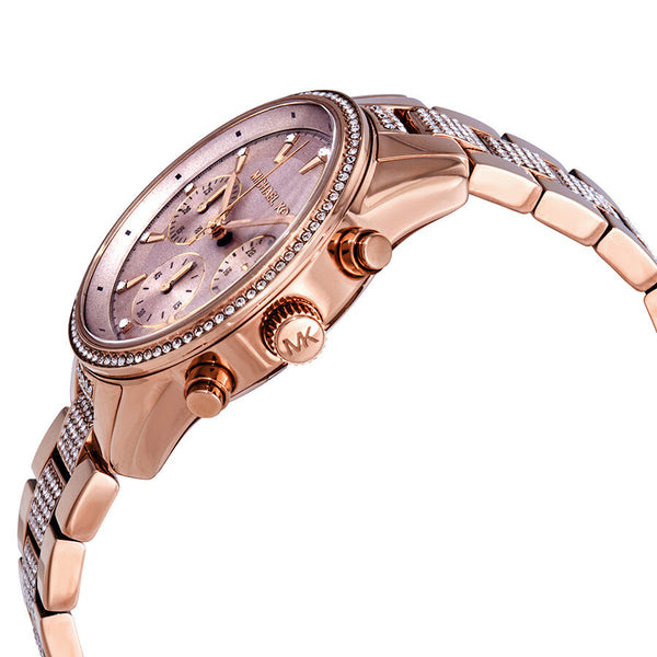 Michael Kors Ritz Pave Chronograph Crystal Ladies Watch MK6485 - Watches of New Zealand #2