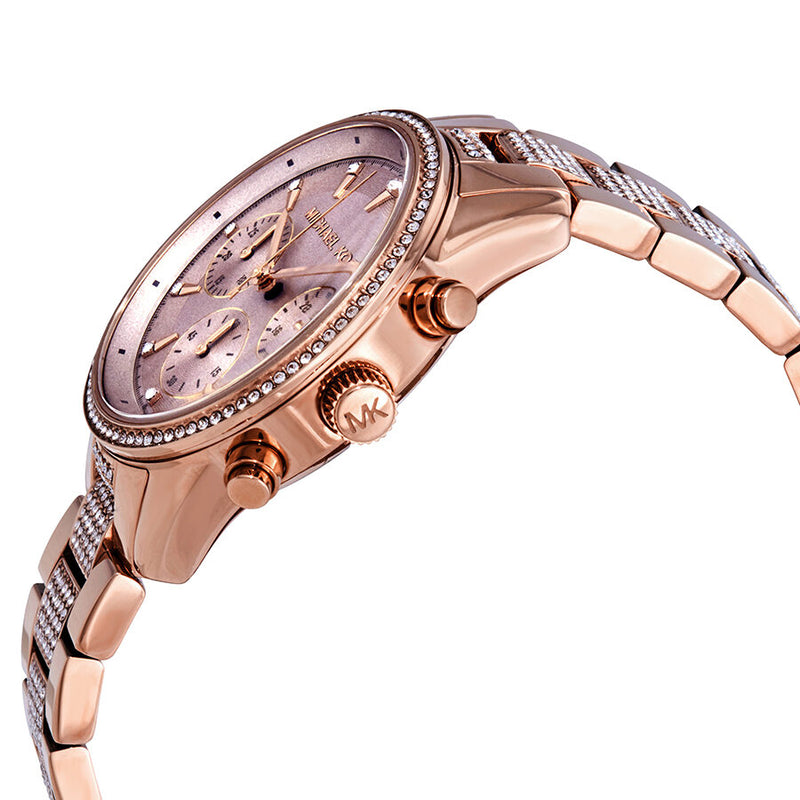 Michael Kors Ritz Pave Chronograph Crystal Ladies Watch MK6485 - Watches of New Zealand #2