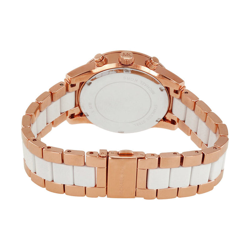 Michael Kors Ritz Quartz Chronograph White Dial Ladies Watch MK6324 - Watches of New Zealand #3