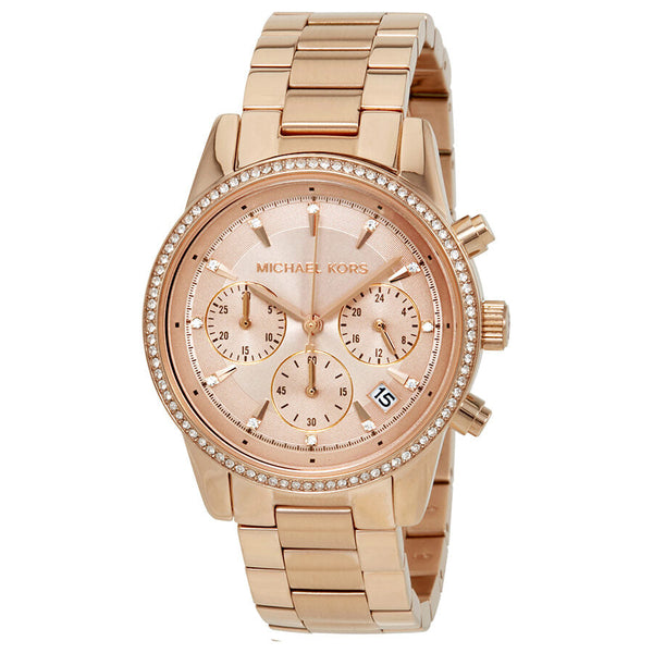 Michael Kors Ritz Rose Dial Ladies Watch MK6357 - Watches of New Zealand