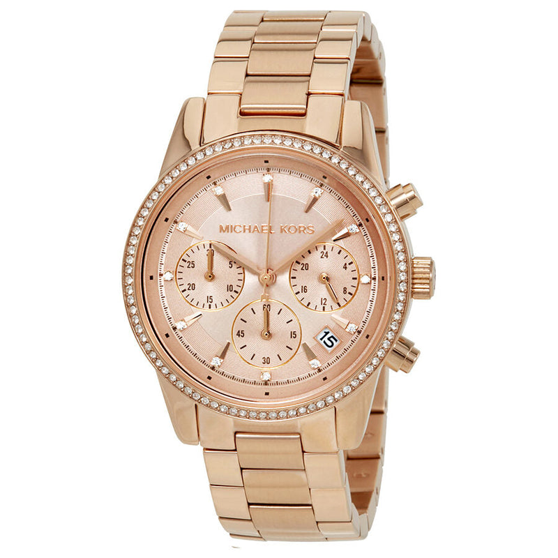 Michael Kors Ritz Rose Dial Ladies Watch MK6357 - Watches of New Zealand