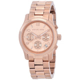 Michael Kors Runway Chronograph Quartz Rose Gold Dial Watch MK7324 - Watches of New Zealand