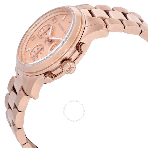 Michael Kors Runway Chronograph Quartz Rose Gold Dial Watch MK7324 - Watches of New Zealand #2