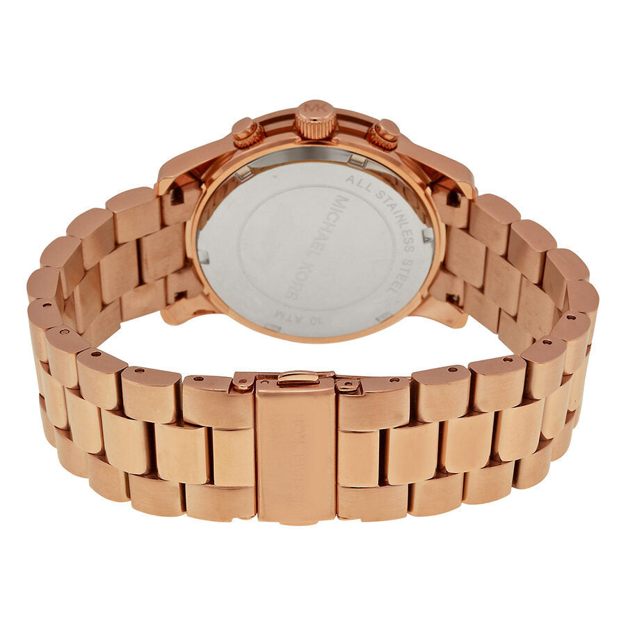 Michael Kors Runway Chronograph Gold Dial Ladies Watch MK5128