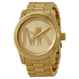 Michael Kors Runway Quartz Gold-tone Bracelet Champagne Dial Ladies Watch MK5473 - Watches of New Zealand