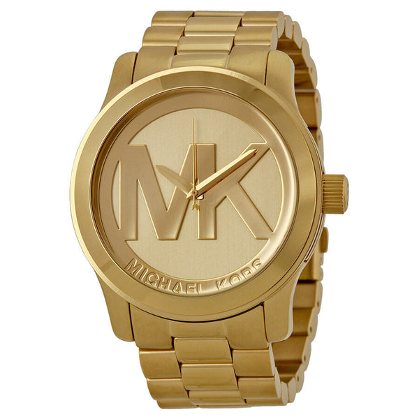 Michael Kors Runway Quartz Gold-tone Bracelet Champagne Dial Ladies Watch MK5473 - Watches of New Zealand