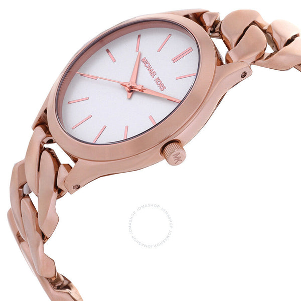 Michael Kors Runway Quartz White Dial Ladies Watch MK7473 - Watches of New Zealand #2