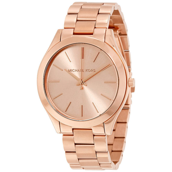 Michael Kors Runway Rose Dial Rose Gold-tone Unisex Watch #MK3197 - Watches of New Zealand