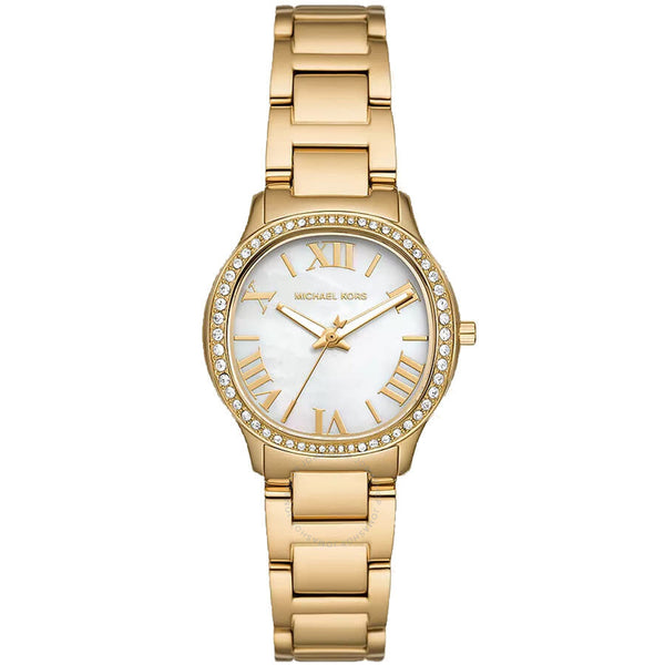 Michael Kors Sage Pavé Mother of Pearl Dial Ladies Watch MK4822 - Watches of New Zealand