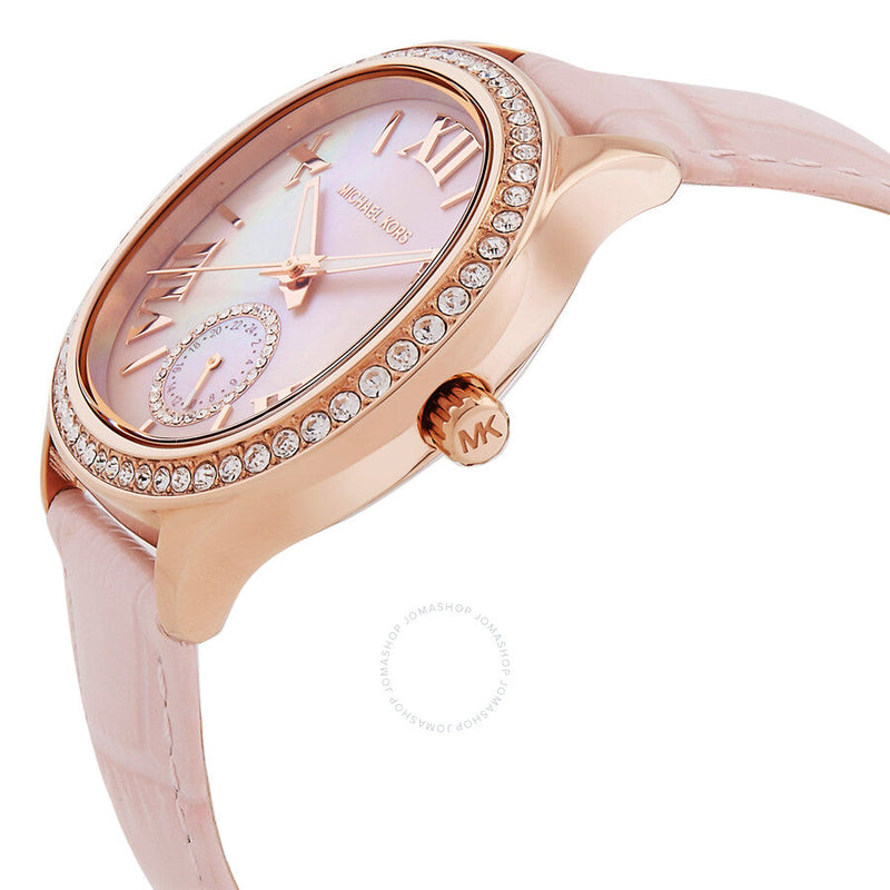 Michael Kors Sage Pave Mother of Pearl Dial Ladies Watch MK4820 - Watches of New Zealand #2
