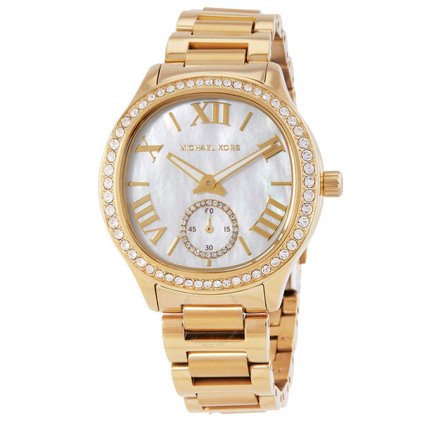 Michael Kors Sage Quartz White Dial Ladies Watch MK4805 - Watches of New Zealand