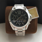 Michael Kors Bradshaw Chronograph Black Dial Silver Unisex Watch MK5705 - Watches of New Zealand #5