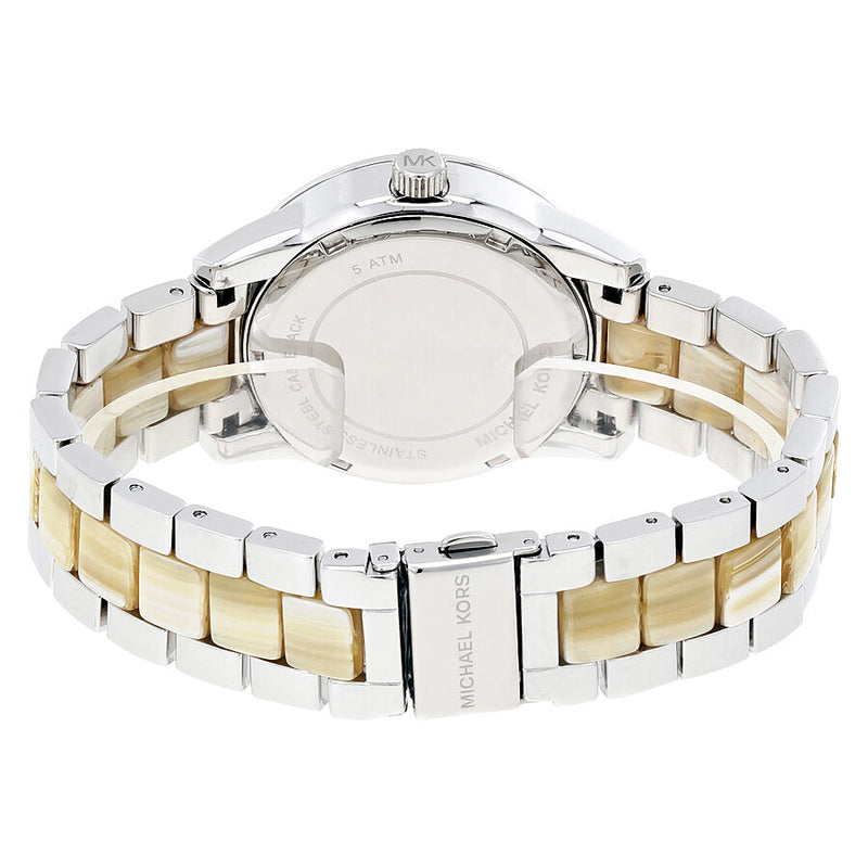 Michael Kors Silver Dial Steel and Acrylic Ladies Watch MK6371 - Watches of New Zealand #3