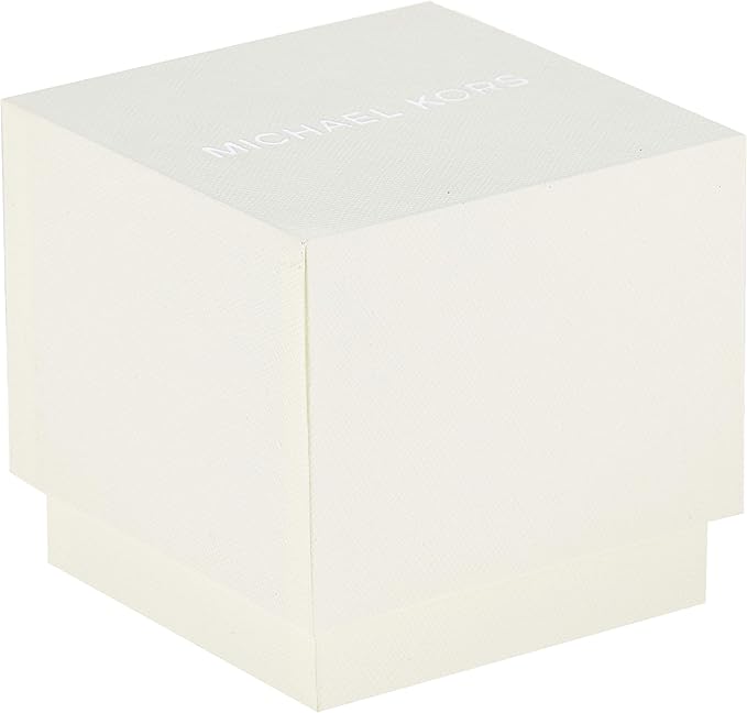 Michael Kors branded white presentation box for Slim Runway watch