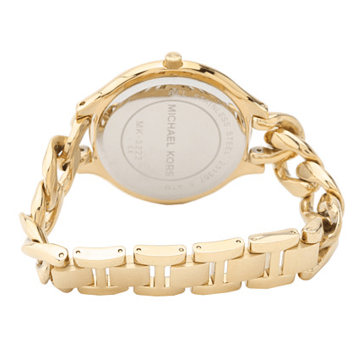 Michael Kors Slim Runway Gold Women's Watch - MK3222