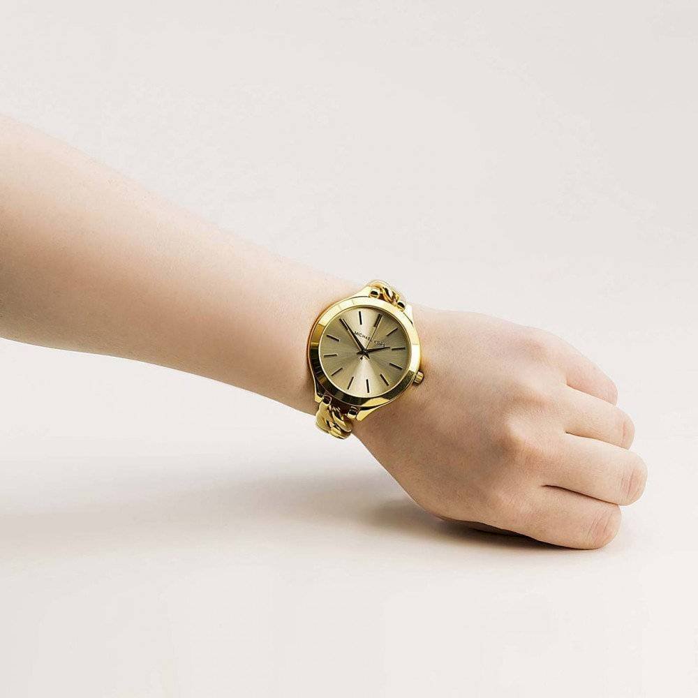 Michael Kors Slim Runway Gold Women's Watch - MK3222