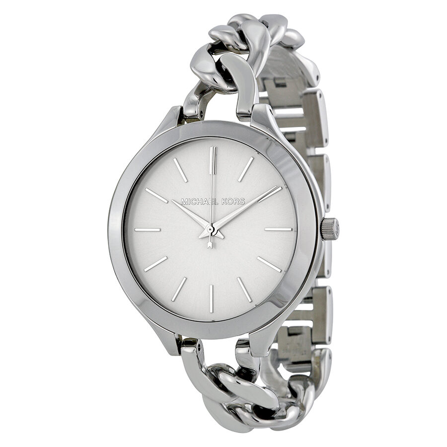 Michael Kors Slim Runway White Dial Ladies Watch MK3279