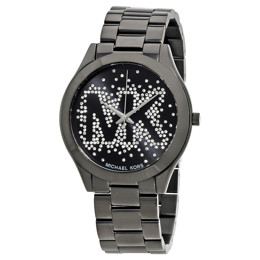Michael Kors Slim Runway Black Dial Ladies Watch MK3589