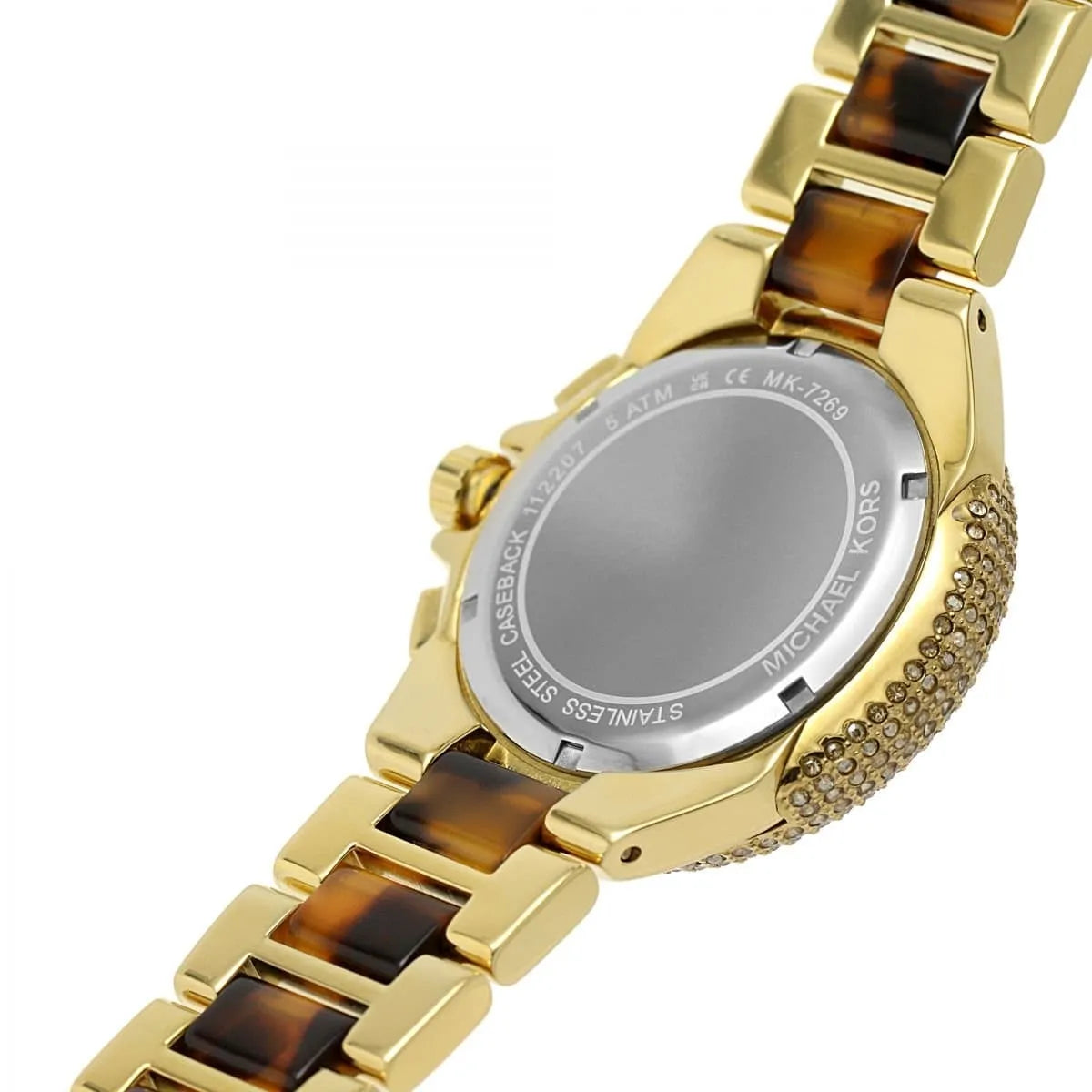Michael Kors Slim Runway Quartz Crystal Pave Dial Ladies Watch MK7269