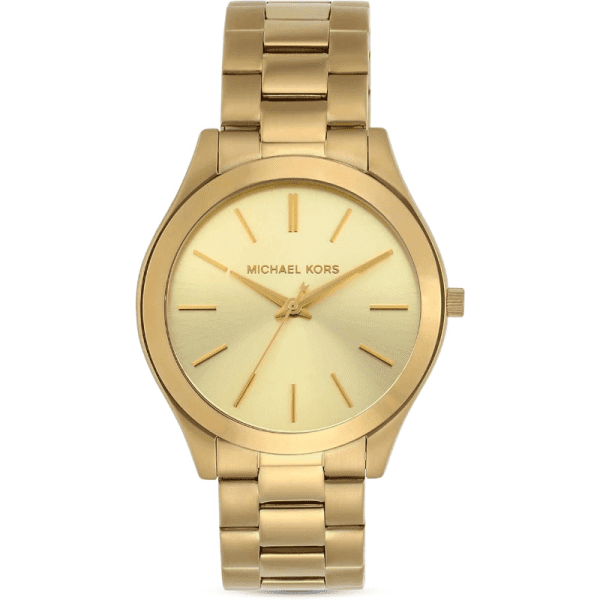 Michael Kors Slim Runway Gold Men's Watch - MK8671
