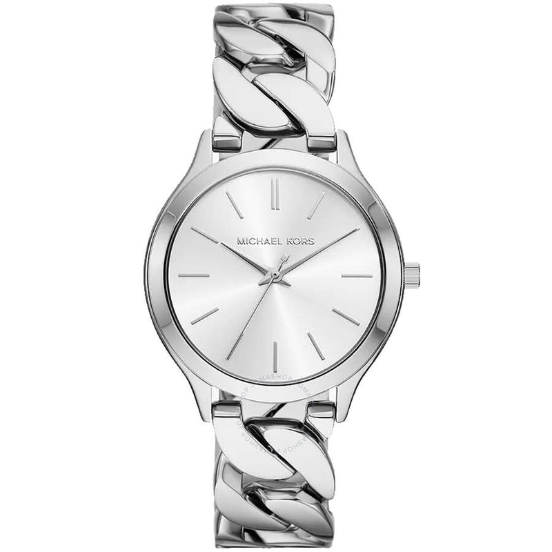 Michael Kors Slim Runway Quartz White Dial Ladies Watch MK7474 - Watches of New Zealand
