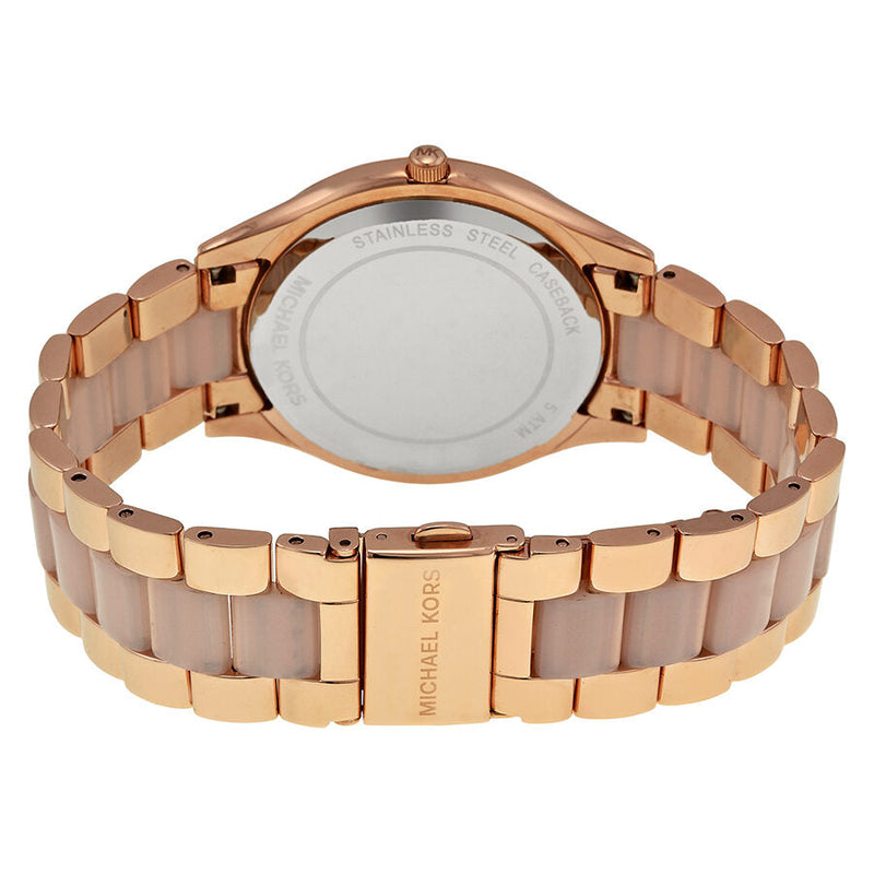 Michael Kors Slim Runway Rose Dial Rose Gold-tone Ladies Watch #MK4294 - Watches of New Zealand #3