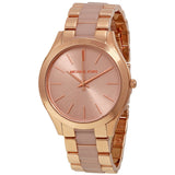 Michael Kors Slim Runway Rose Dial Rose Gold-tone Ladies Watch #MK4294 - Watches of New Zealand