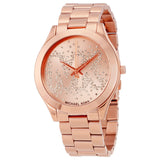 Michael Kors Slim Runway Rose Gold Tone Dial Ladies Watch MK3591 - Watches of New Zealand
