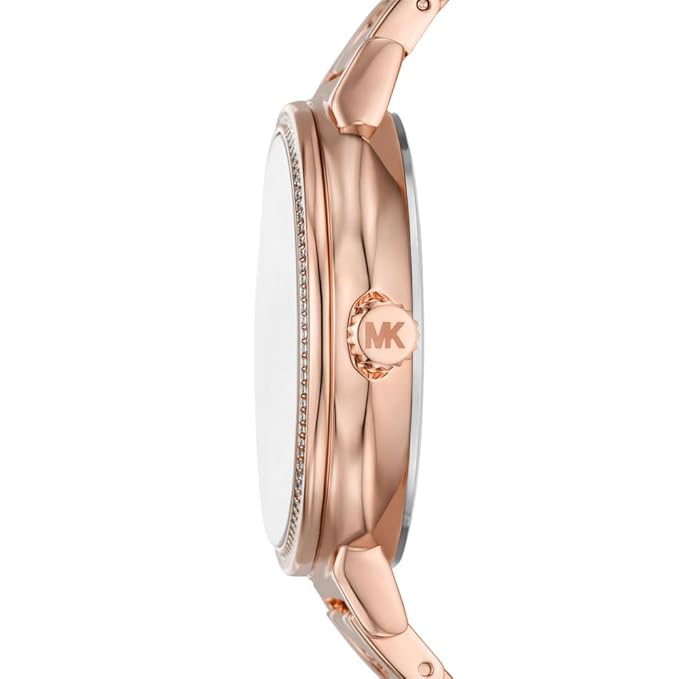Michael Kors Sofie Three-Hand Rose Gold-Tone Stainless Steel Women's Watch - MKO1052