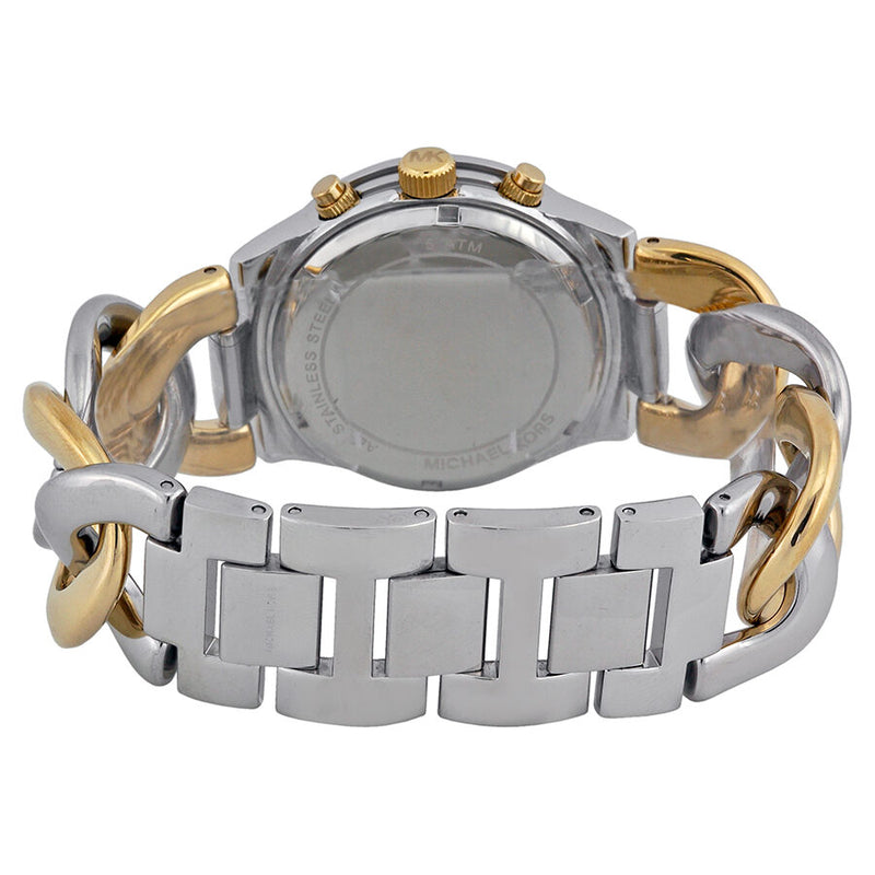 Michael Kors Twist Chain  Chronograph White Dial Ladies Watch MK3199 - Watches of New Zealand #3