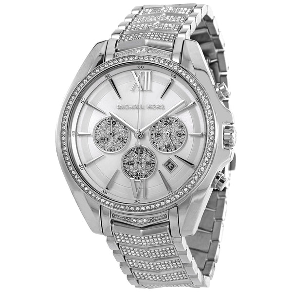 Michael Kors Whitney Chronograph Quartz Crystal Silver Dial Ladies Watch MK6728 - Watches of New Zealand